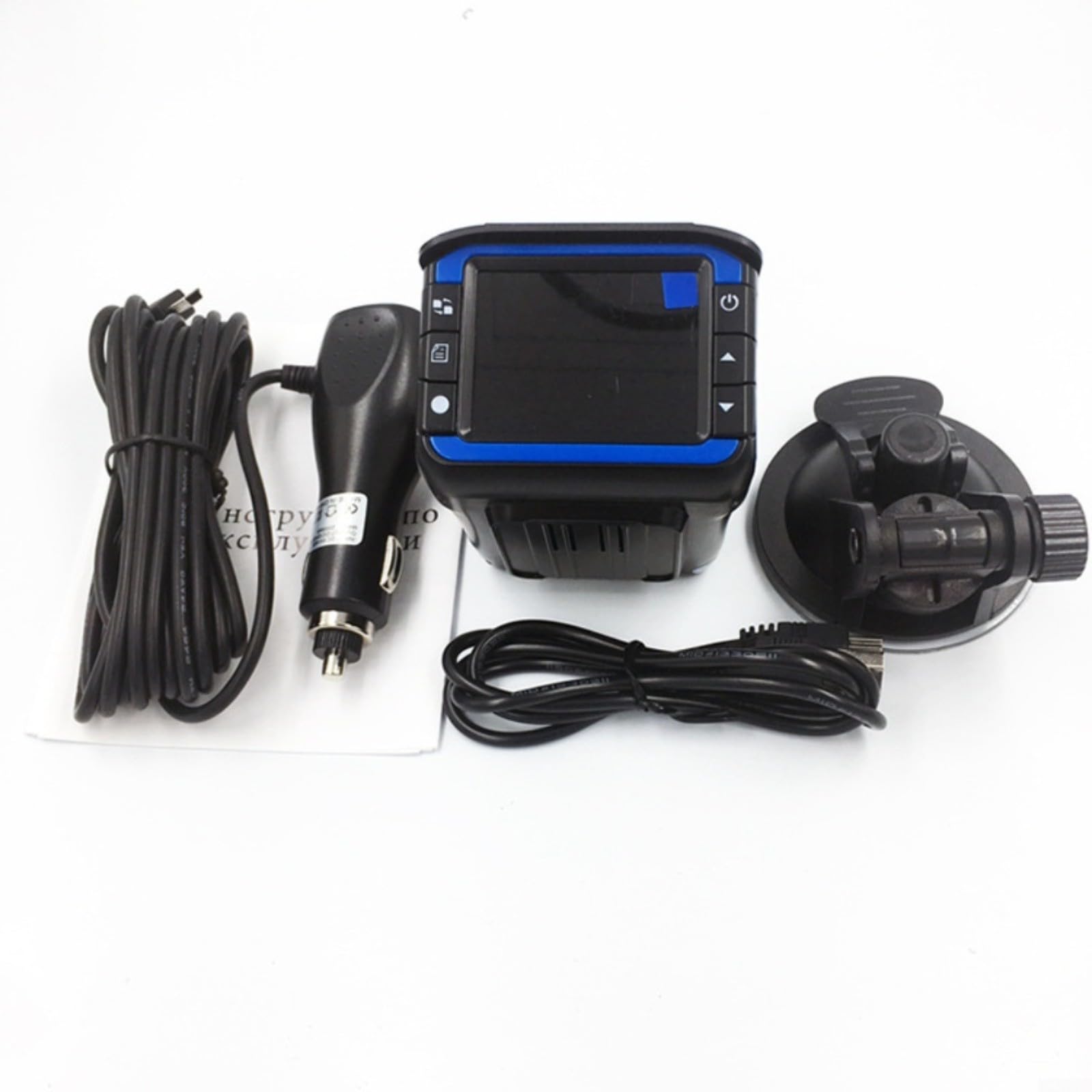 Dashcam 2 in 1 e rilevatore di velocità, telecamera compatta per auto in ABS con rilevamento della velocità, colore nero, per pendolari quotidiani