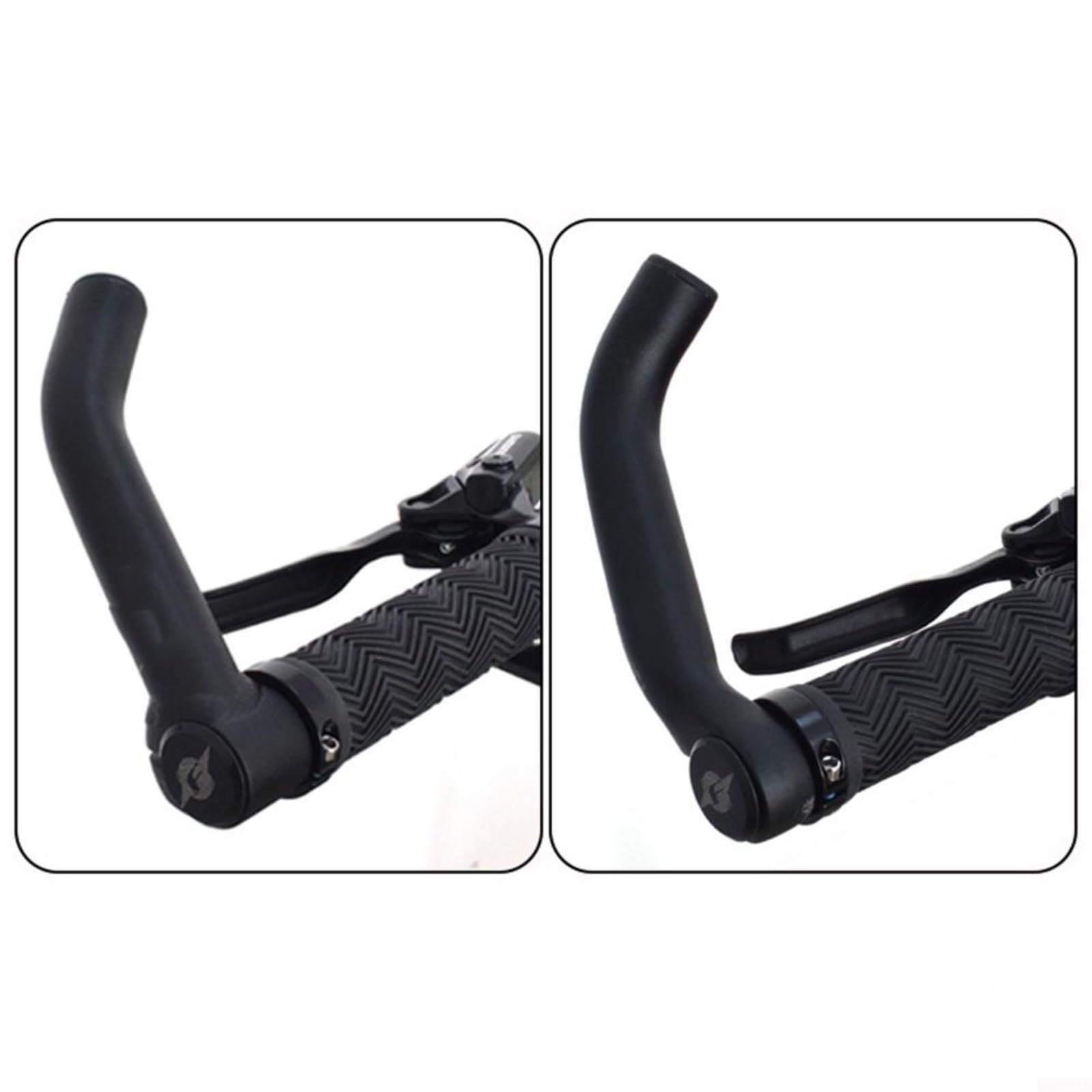 Paire De Guidons De Vélo En Alliage D'aluminium – Léger, Antidérapant, Pour VTT Et Route, Noir, 131g Ou 147g