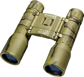 Barska Lucid View Binóculos compactos camuflados 16x32 para eventos ao ar livre, viagens, caça, trilhas