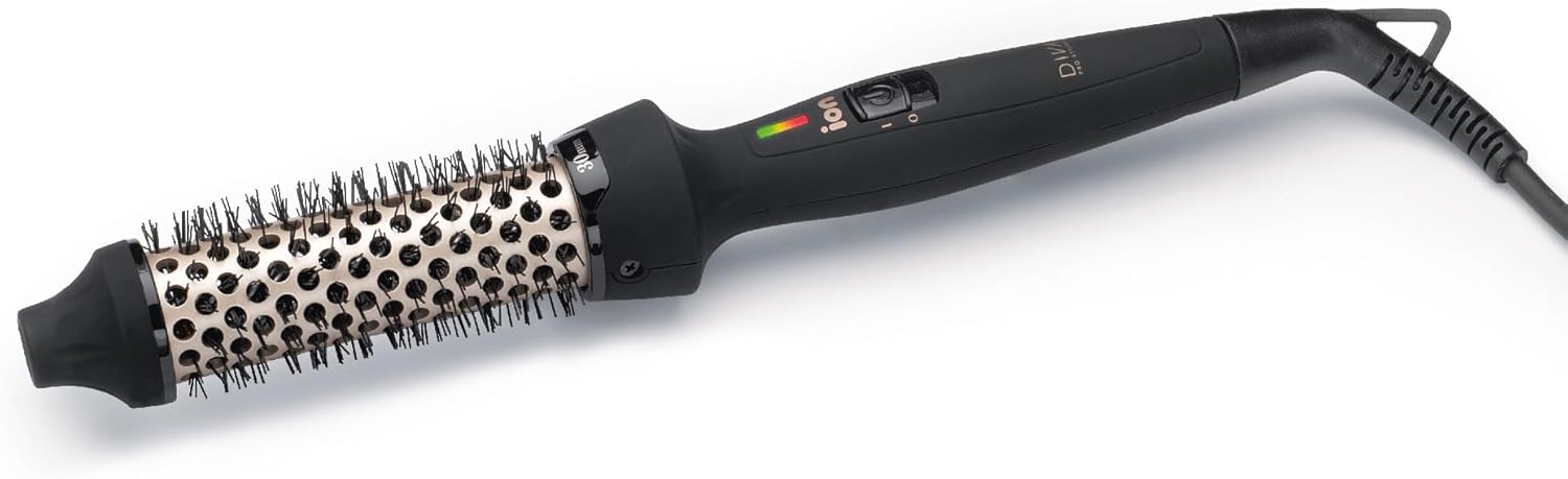 Diva Pro Styling Keramische hete borstel (30 mm) met Ionische conditionering PRO314