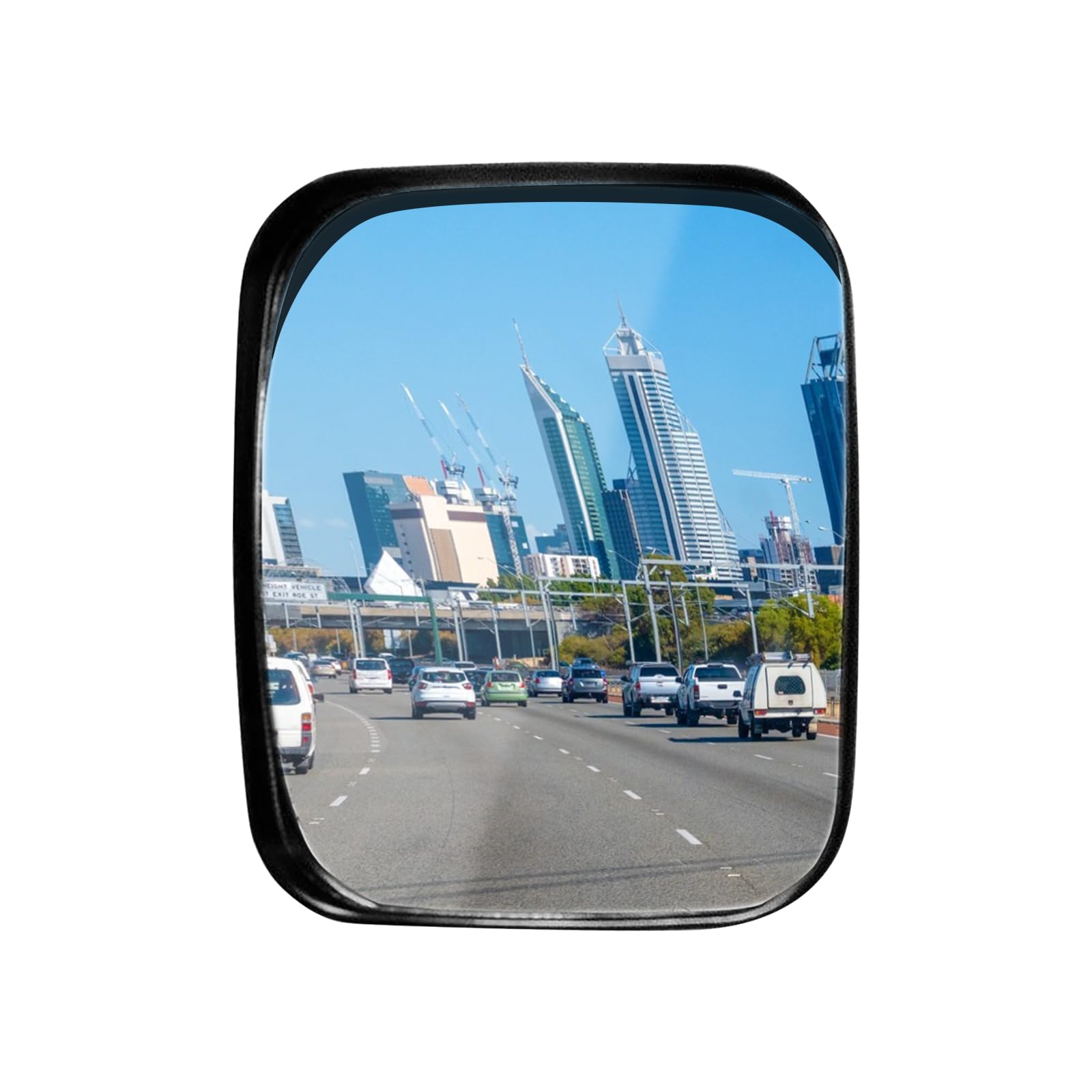 MeYuxg verkehrsspiegel, 16x19CM Quadratischer konvexspiegel, Tragbarer traffic mirror weitwinkelspiegel Blind Spot Reflective, Geeignet für Supermärkte, Kurven, Krankenhäuser, Garagen, Einfahrten