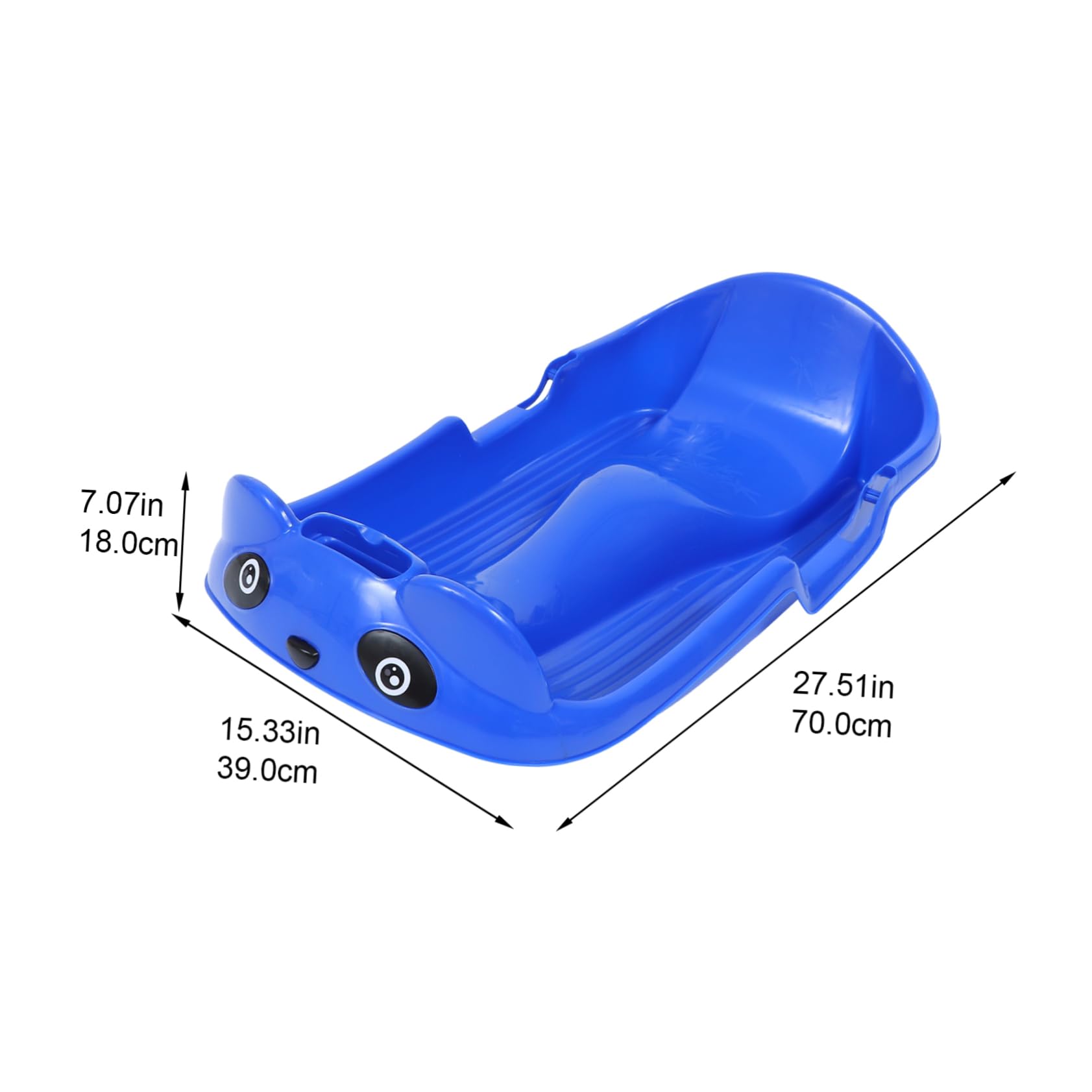 Toddmomy Skiboard for Boys and Girls Adults Snowboard Sled Car Toy Comfortable Riding