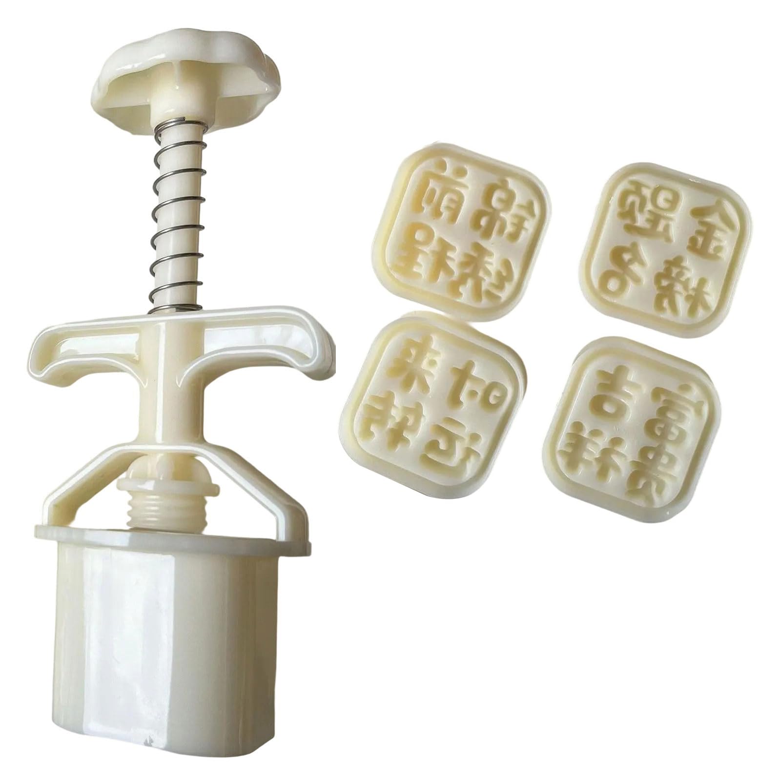 MALSSE Cakes Mold ABS Hand Pressure Snow Skin Chinese Pastries for Baking Enthusiasts Kitchen Accessories Food Grade ABS Mold