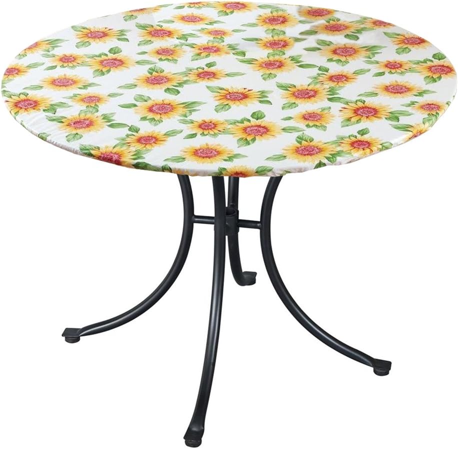 Carol Wright Gift Deluxe Fitted Tablecloths Round