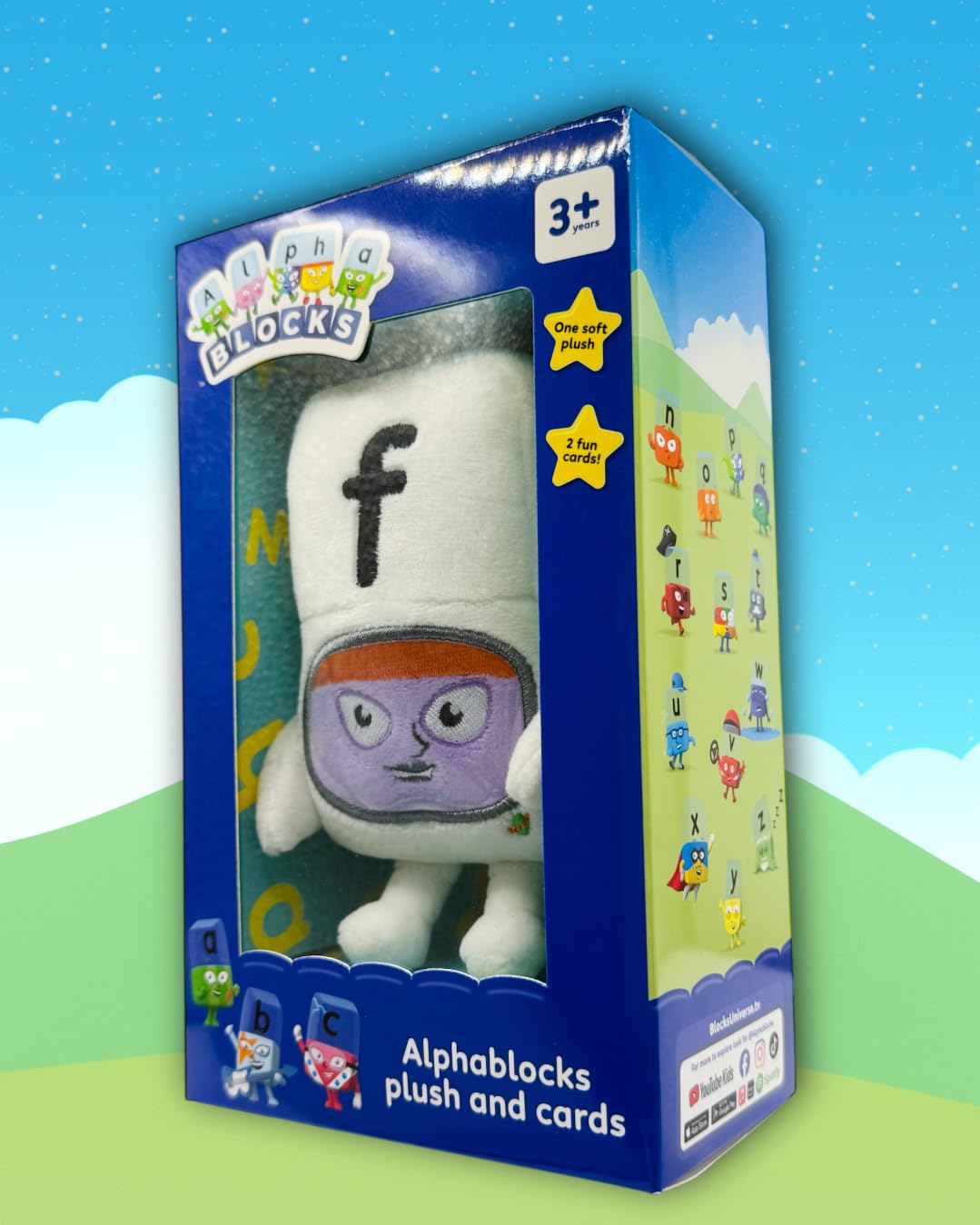 Antertoys Alphablocks Plush & Cards (Alphablocks F)