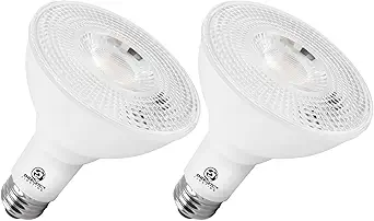 Energetic PAR30 2-Pack Dusk to Dawn LED Outdoor Flood Light Bulb, 75 Watt Equivalent(11W), 850LM, 5000K Daylight, E26 Base, Automatic On/Off Sensor Light Bulb for Porch, Hallway, ETL Listed