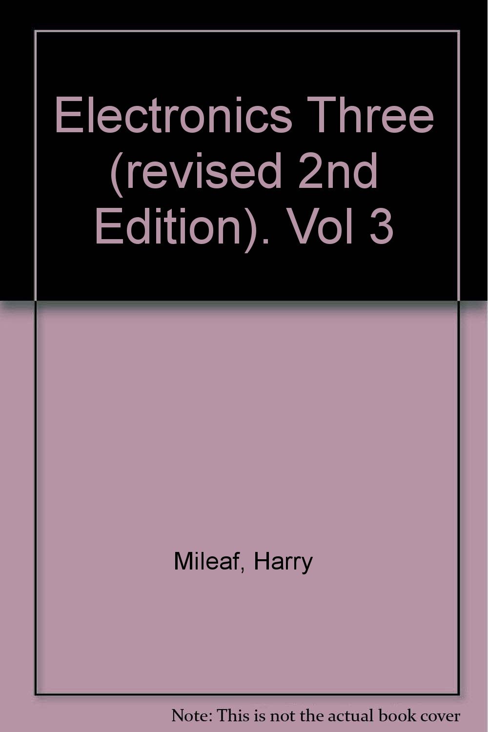 Buy Electronics One-Seven: v. 3 โ BookShops.in