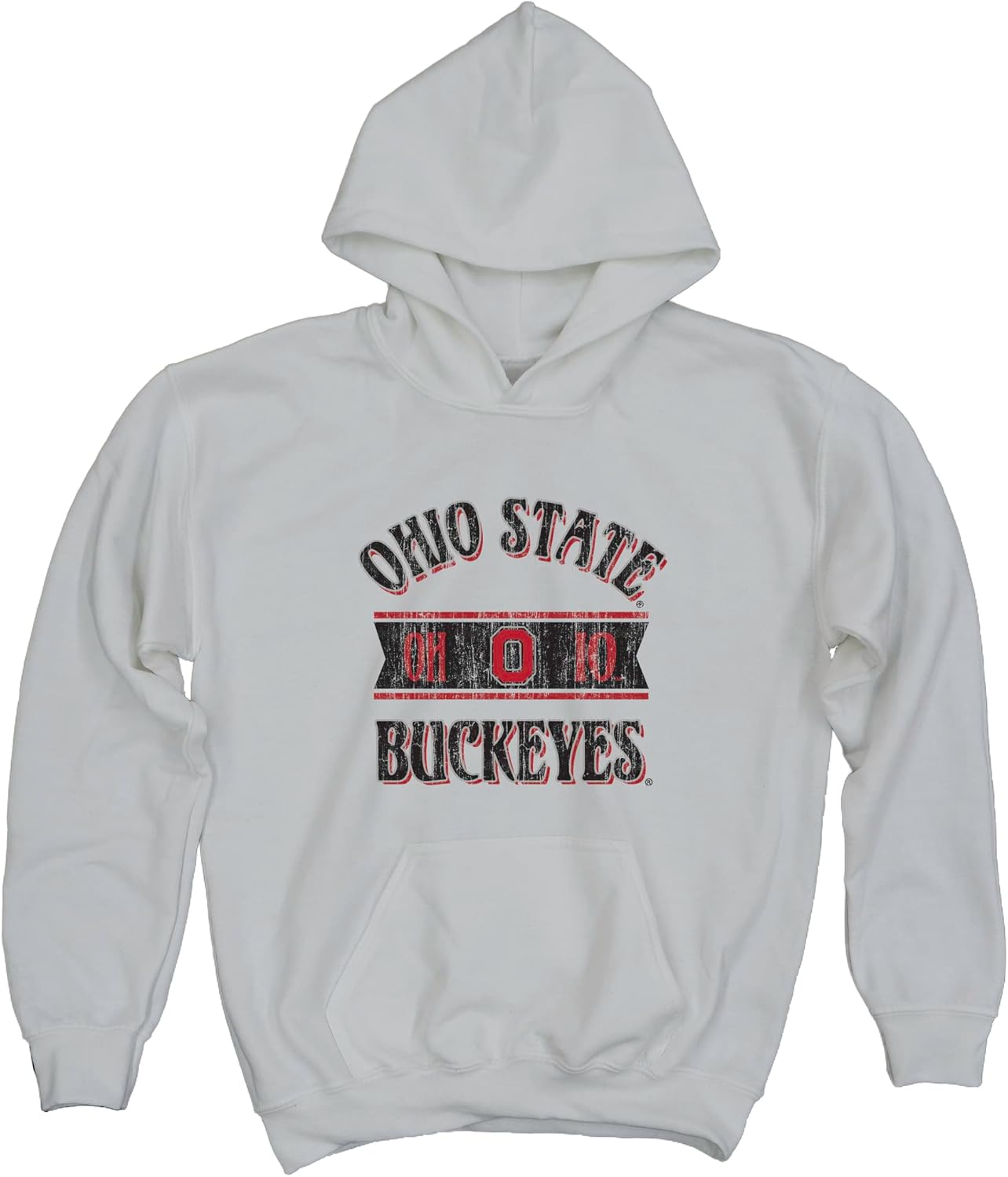 Blue 84 NCAA unisex-child Ncaa Officially Licensed Kids Hooded Sweatshirt Vintage Gray
