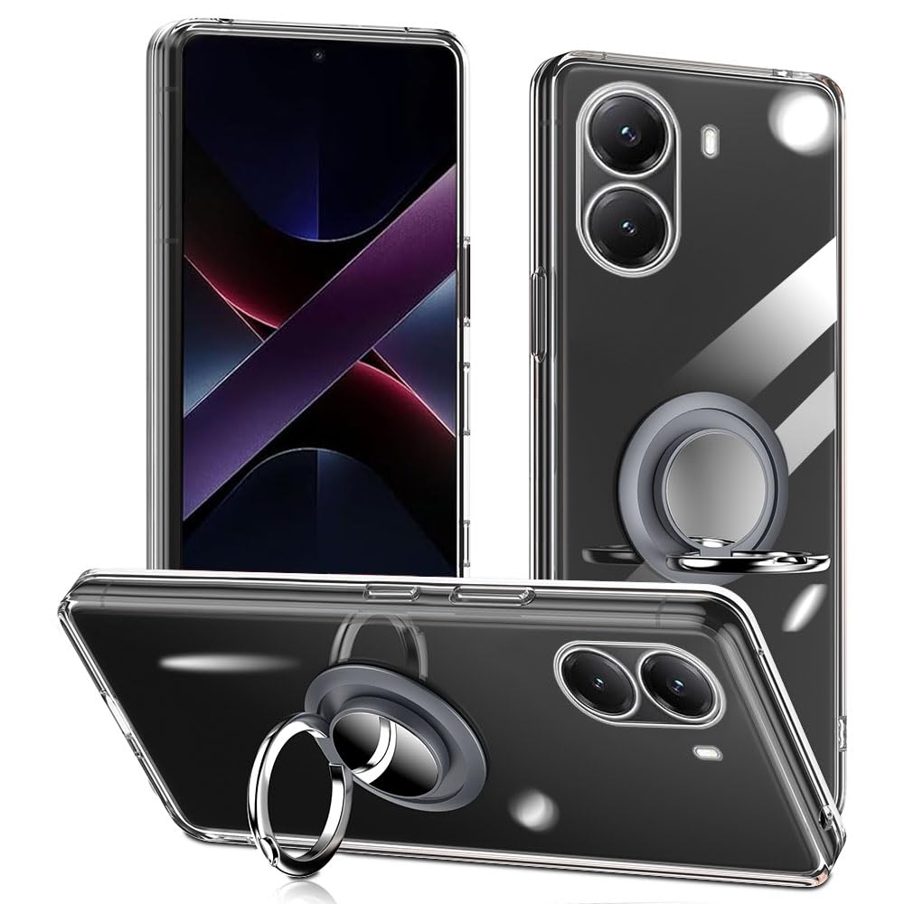 Amazon.co.jp: 対応 Xiaomi POCO X7 PRO ケース リング付き 透明