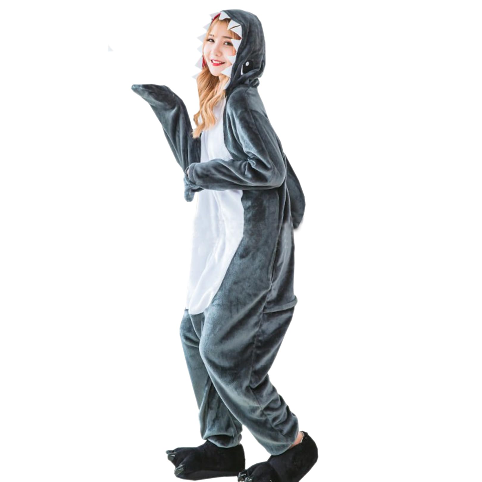 Amazon | [sac taske] サメ 着ぐるみ パジャマ 大人用 きぐるみ  