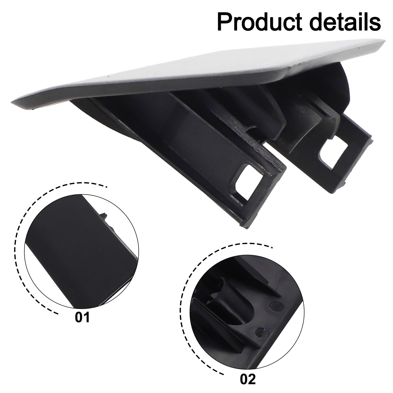 Copertura lavafaro anteriore destro, rivestimento in plastica, per Maserati Granturismo Grancabrio MC Sport S Auto, Part 80056810