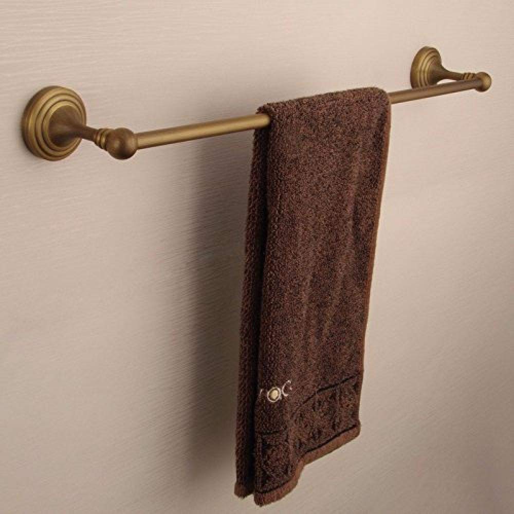 Porte-serviette mural mono 60cm en cuivre chic