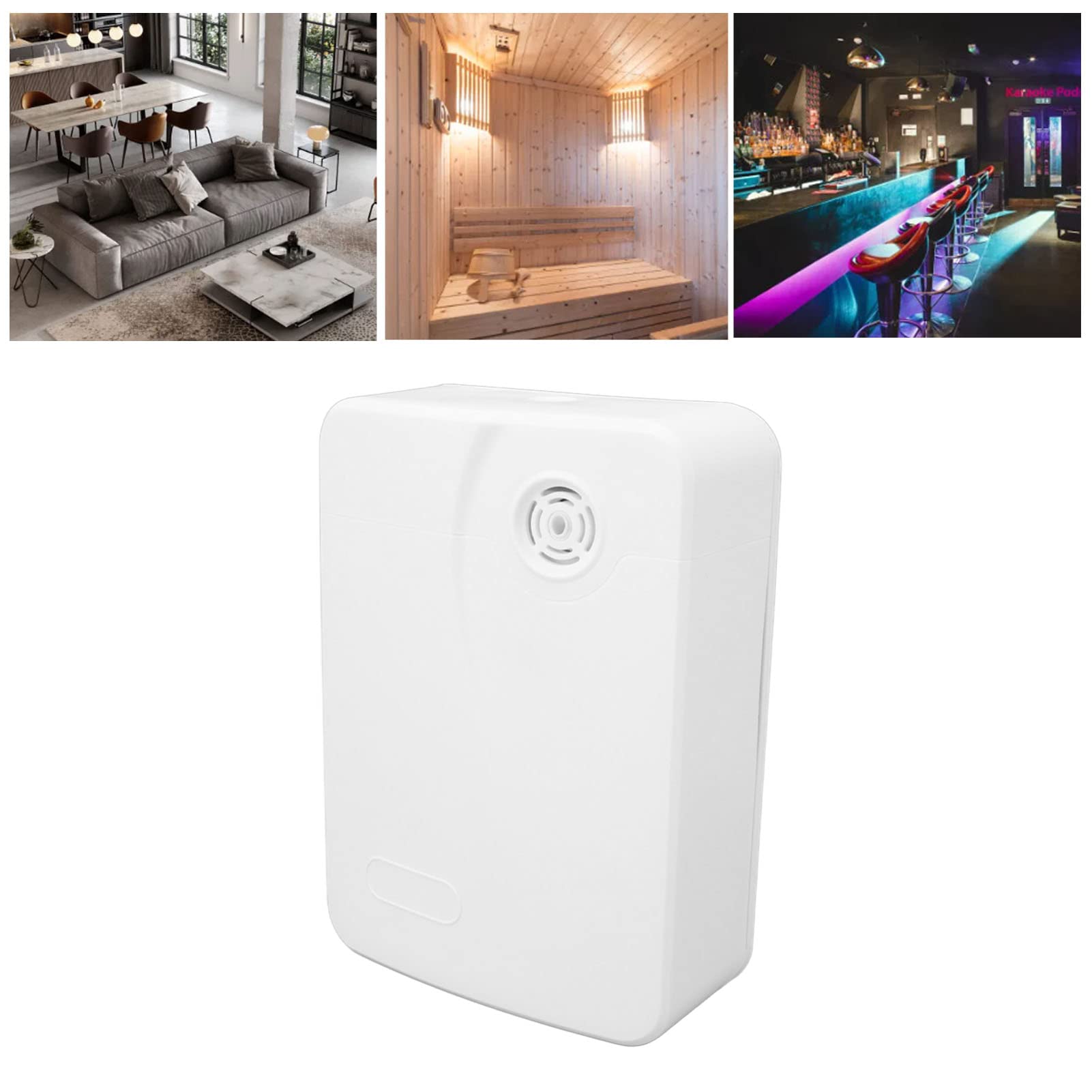Diffusore di aromi elettrico Smart Scent Machine per casa, hotel, ufficio, atomizzatore di oli essenziali da parete (Bianca)