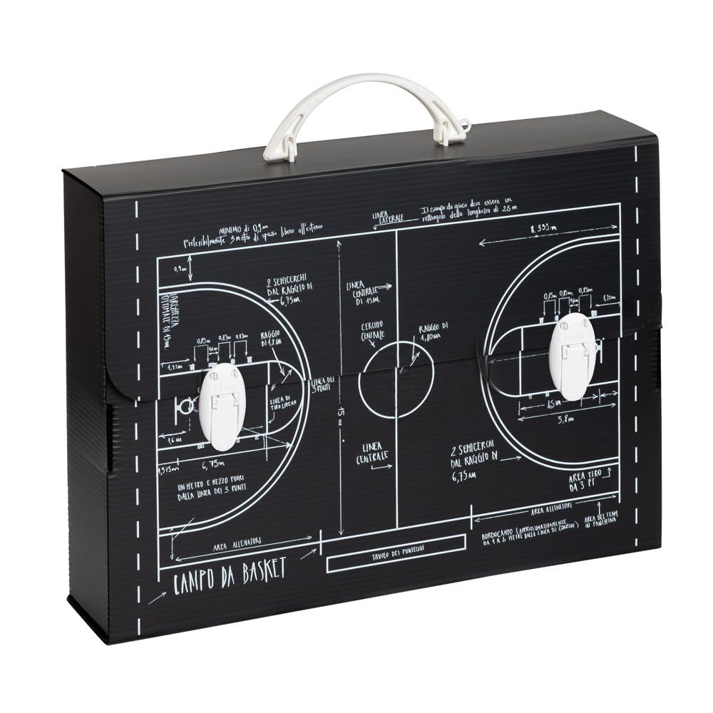Favorit Alveolar Polypropylene Case with High Resolution Print Basket, Size 37.5 x 27 cm, Spine 8 cm, 2 Locks