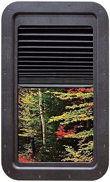 AP Products 015-201512 Slim Shade Upgrading Your Door Window, Black