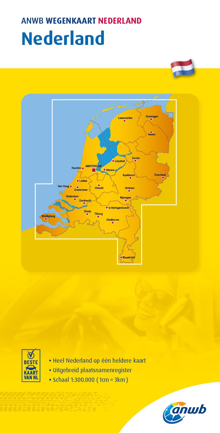 Netherlands road map (Wegenkaart)