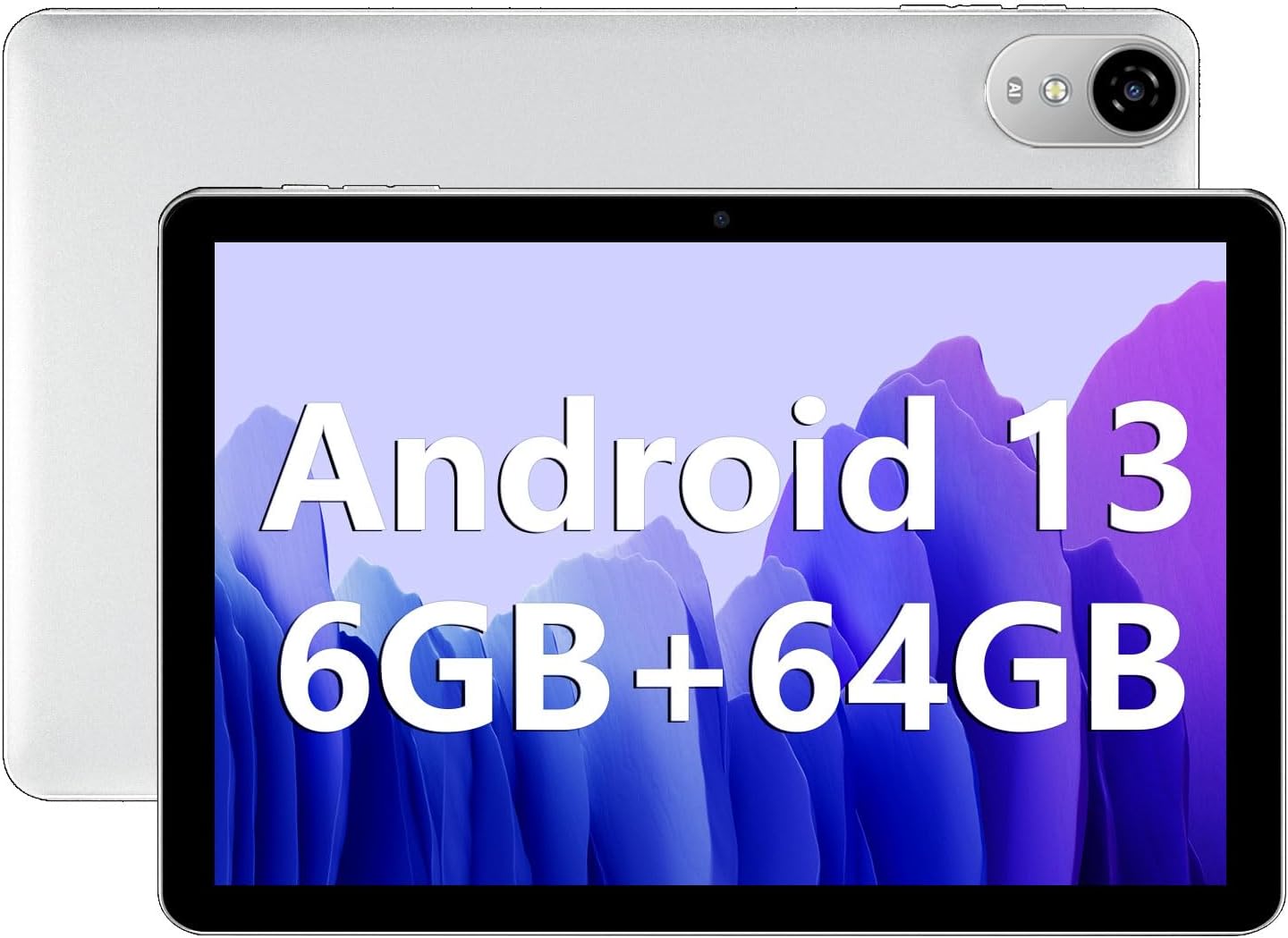 Amazon.com: Android Tablet, 10.1 inch Android 13 Tablets 6GB RAM 64GB ...