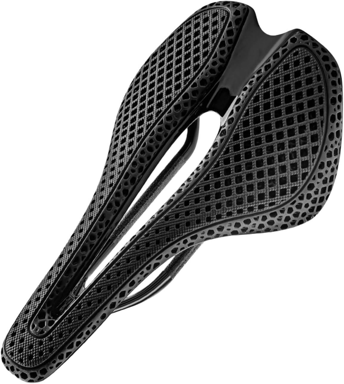 Nonslip Breathable Bike Saddles Seat Pad Replacement Seat Cushion Carbon Fibers Bicycles Breathable Comfortable Bicycles Outdoor Cycling Gear Pad