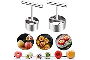 2PCS New Stainless Steel Vegetable Drill Fruit Corer Remover