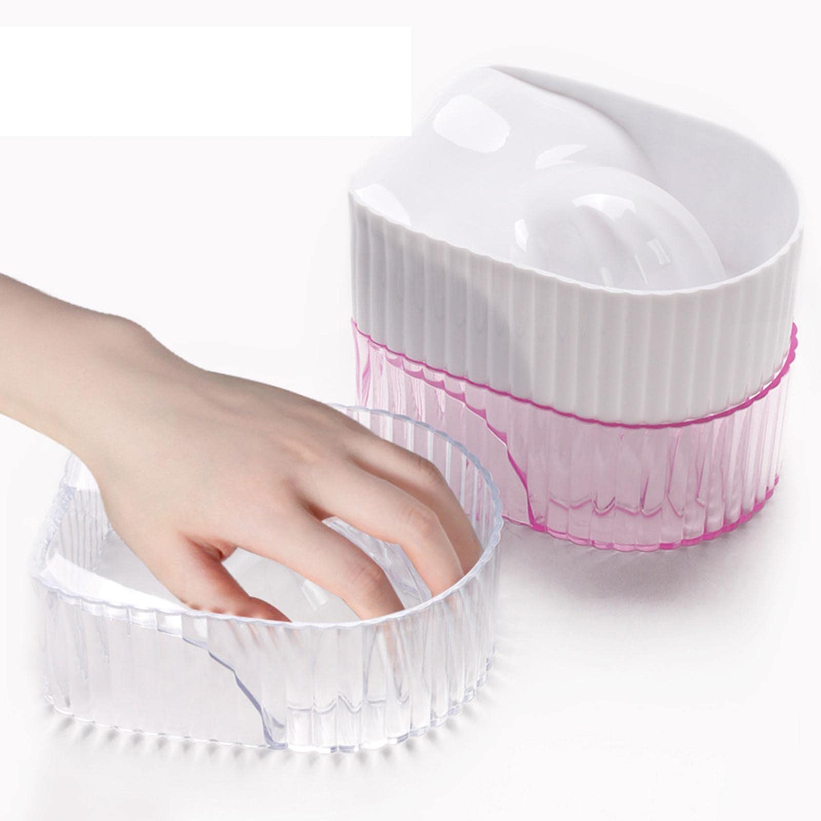 Bnf Nail Soaking Bowl Nail Art Tool Manicure SPA Remover Acrylic for Home Salon Transparent-picture-46