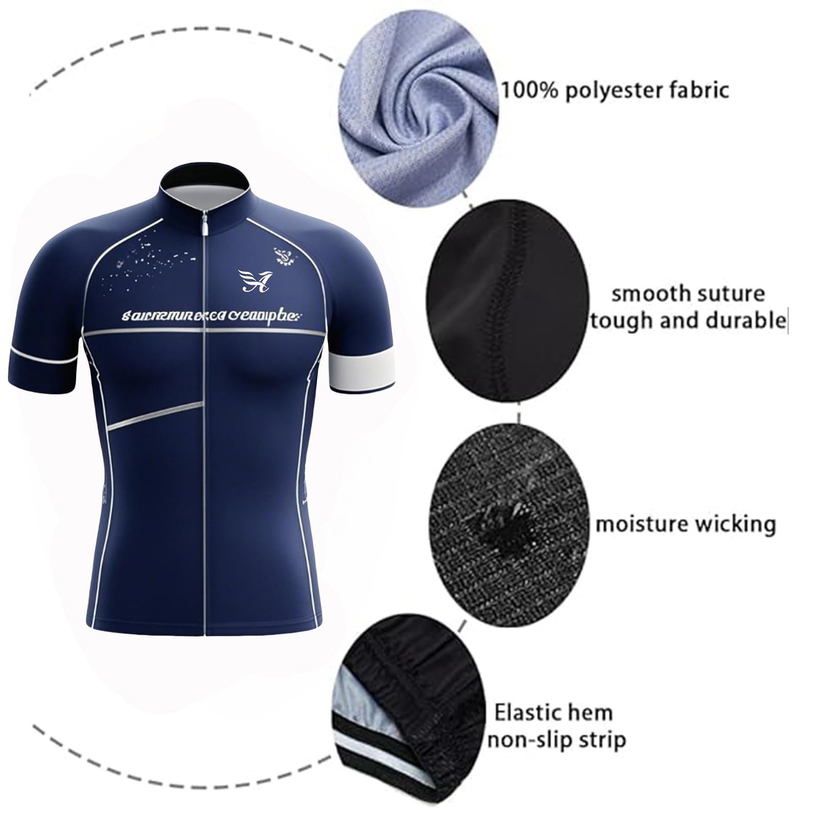 Pro Team 2025 koszulka rowerowa dla mężczyzn, na lato, dżersej i spodnie na szelkach z wyściółką 9D, żelowa, oddychająca, do sportów na świeżym powietrzu