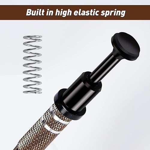 Miniatura 5 de Pinzas de acero inoxidable con 4 garras, herramienta de recogida de joyero, 4 puntas BGA para recolección de piezas pequeñas, agarrador para objetos