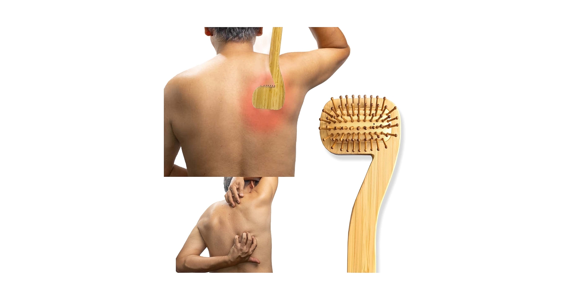Amazon.co.jp: 7th (セブンス) 竹製バックスキッチャー 男性用
