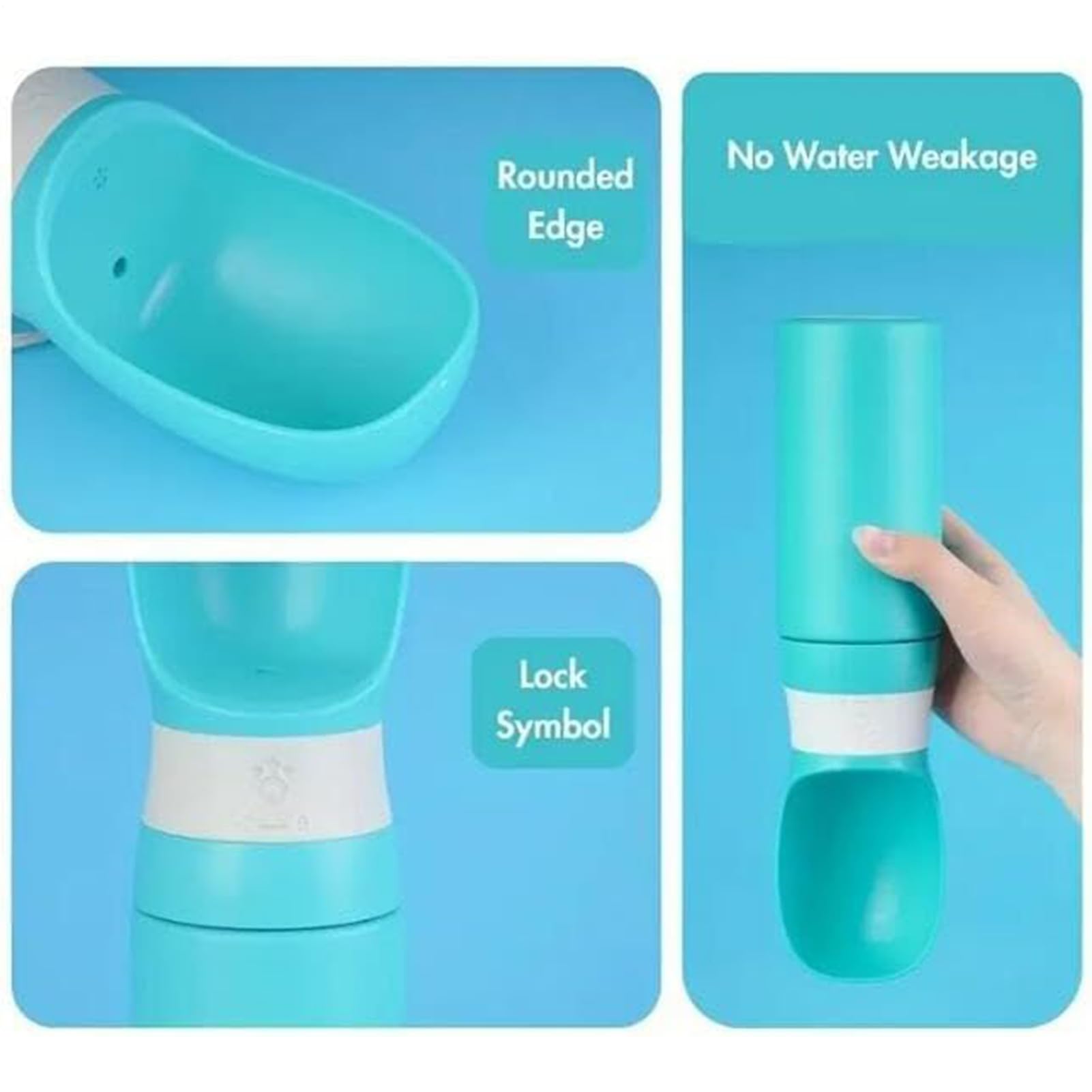 Gourde Pour Chien Distributeur Portable Anti-Fuite Sous Vide