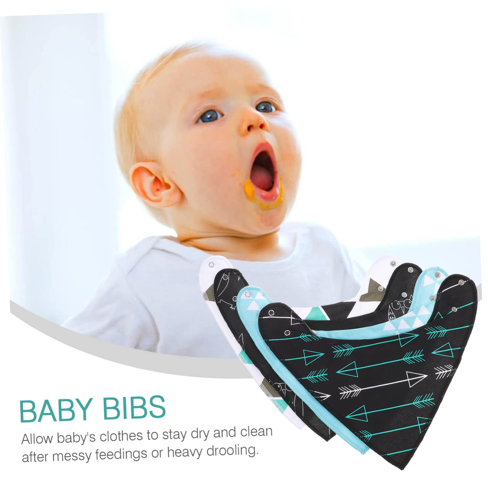 ifundom 12stücke Baumwolle Wasserdichte Bandana Für Kleinkinder Hautfreundlich Verstellbar Für Spucktuch Für Babypartys Und Neue Eltern