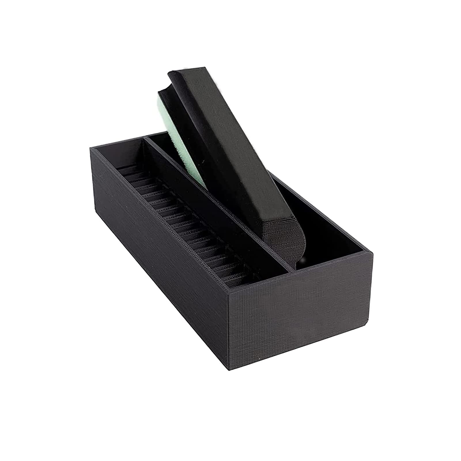 Ensemble d'outils de nettoyage et de support de barbe – 1 barre de nettoyage de barbe de taille originale et 1 support de barre de nettoyage de barbe