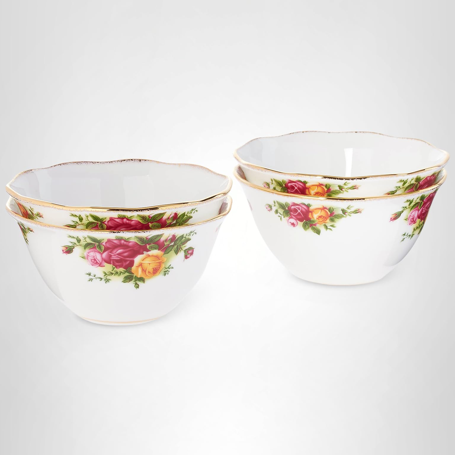 Amazon.com: Royal Albert Old Country Roses Bowls Set of 4, 4.3