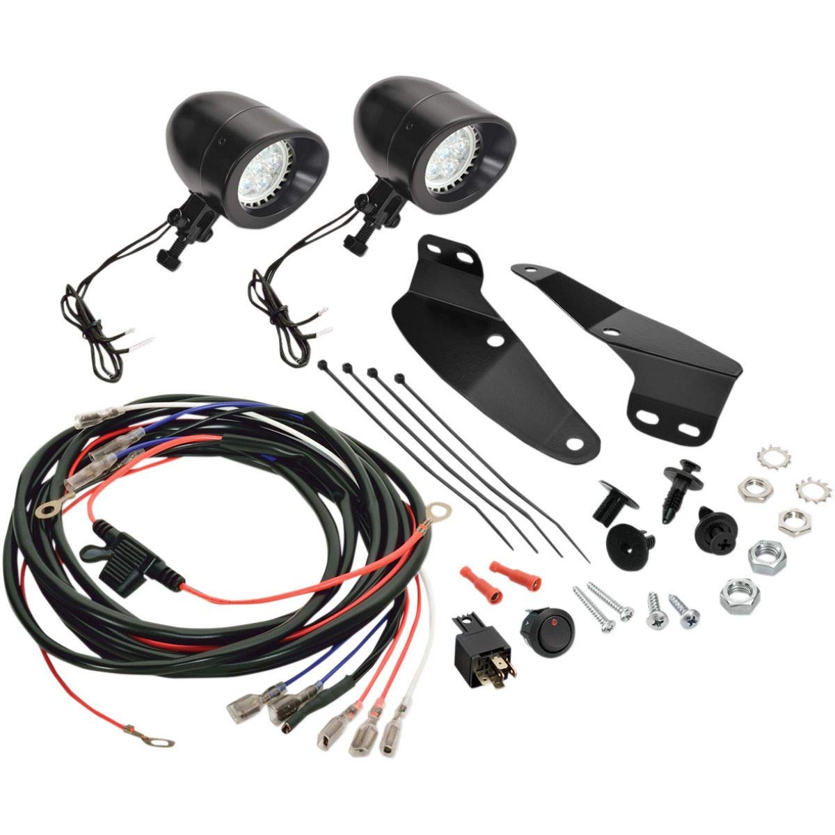 ショークロームSHOWCHROME ミニLEDドライビングライト55-365L Amazon.com: Show Chrome Accessories (52-857LBK Black Mini Led Fog