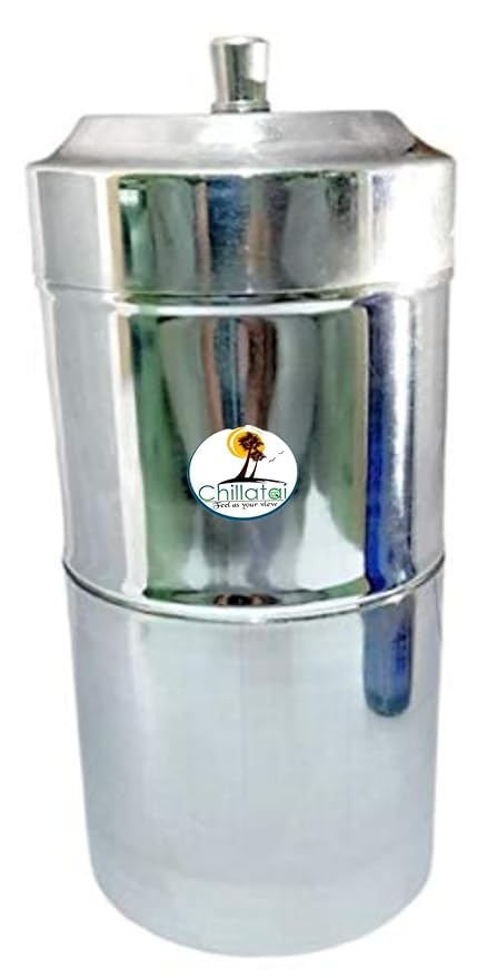 CHILLATAI Stainless Steel Filter Coffee Maker, Coffee Maker 200 ml