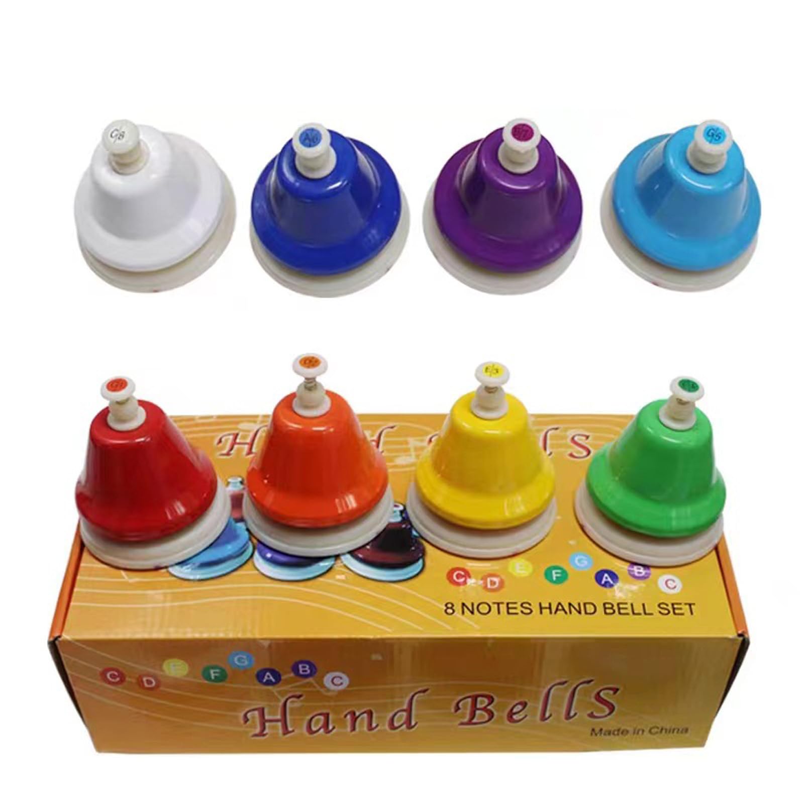 Strumento a percussione professionale in metallo Orff per l ' educazione musicale e l ' esplorazione del suono con effetti sonori Strumenti musicali per bambini
