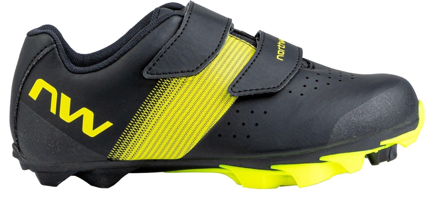 Northwave Hammer Junior - MTB Fahrradschuhe Kinder Mountainbike Klickschuhe mit Jaws Sohle, Drehverschluss und robuster Konstruktion