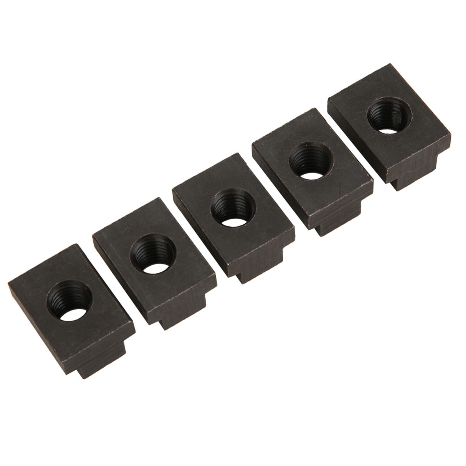 5 Pcs Threads T Slot Nuts with Black Oxide Finish