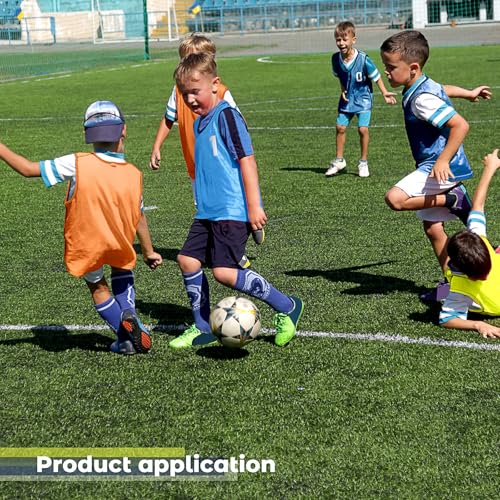 Image of Boyiee Pinnies Scrimmage Vests, Youth Pinnies Nylon Mesh Team Practice Jersey for Sports Basketball Soccer Football