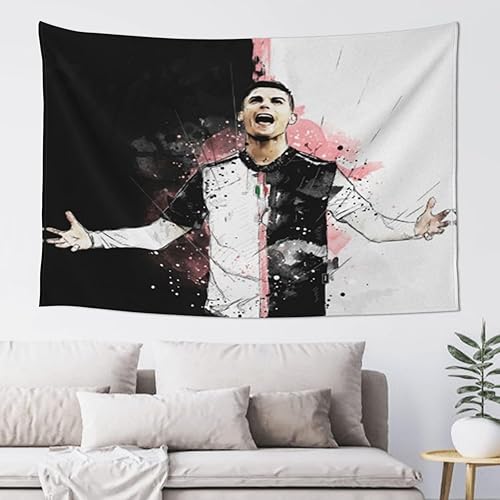 Póster de fútbol de estrella de fútbol deportista para pared, impresión artística moderna, para dormitorio, decoración de dormitorio, 60 x 40