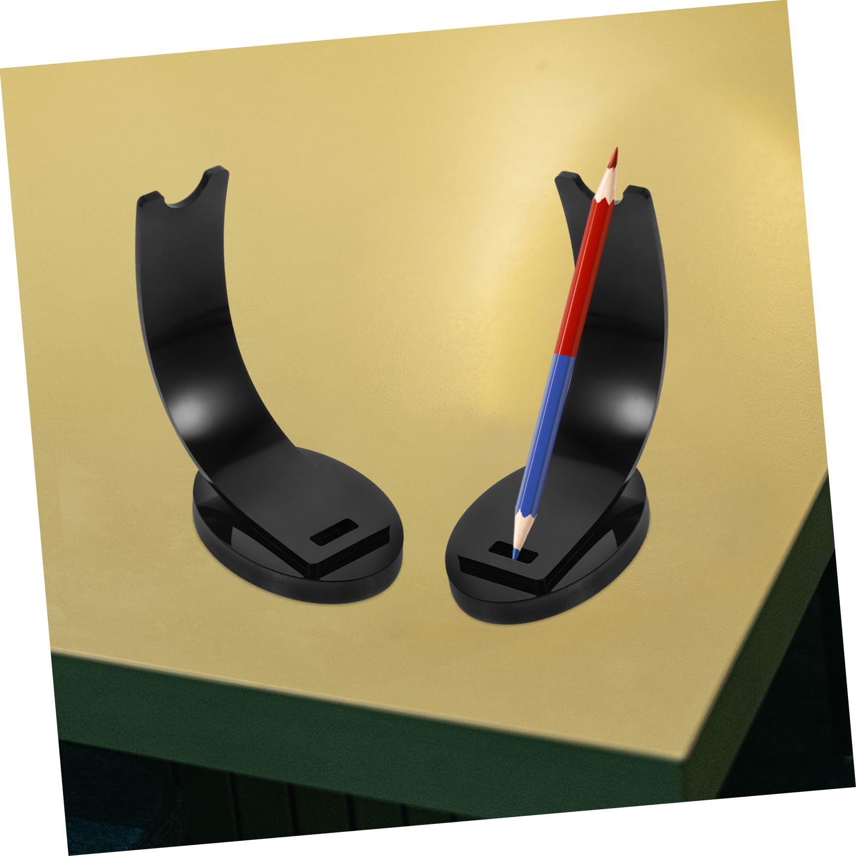 SEWACC 10 Piezas Titular de la pluma de acrílico sostenedor de la pluma de la ceja punto despacho accesorios estuche boligrafos portalápices para oficina soporte para guardar bolígrafos