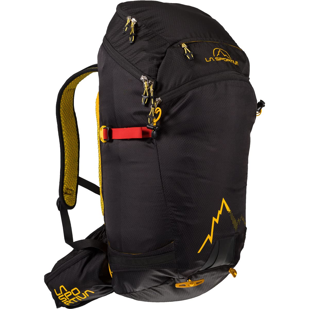 La Sportiva Sunlite Backpack Gelb-Schwarz - Rouster vielseitiger Skitourenrucksack, 40l, Größe 40l - Farbe Black - Yello