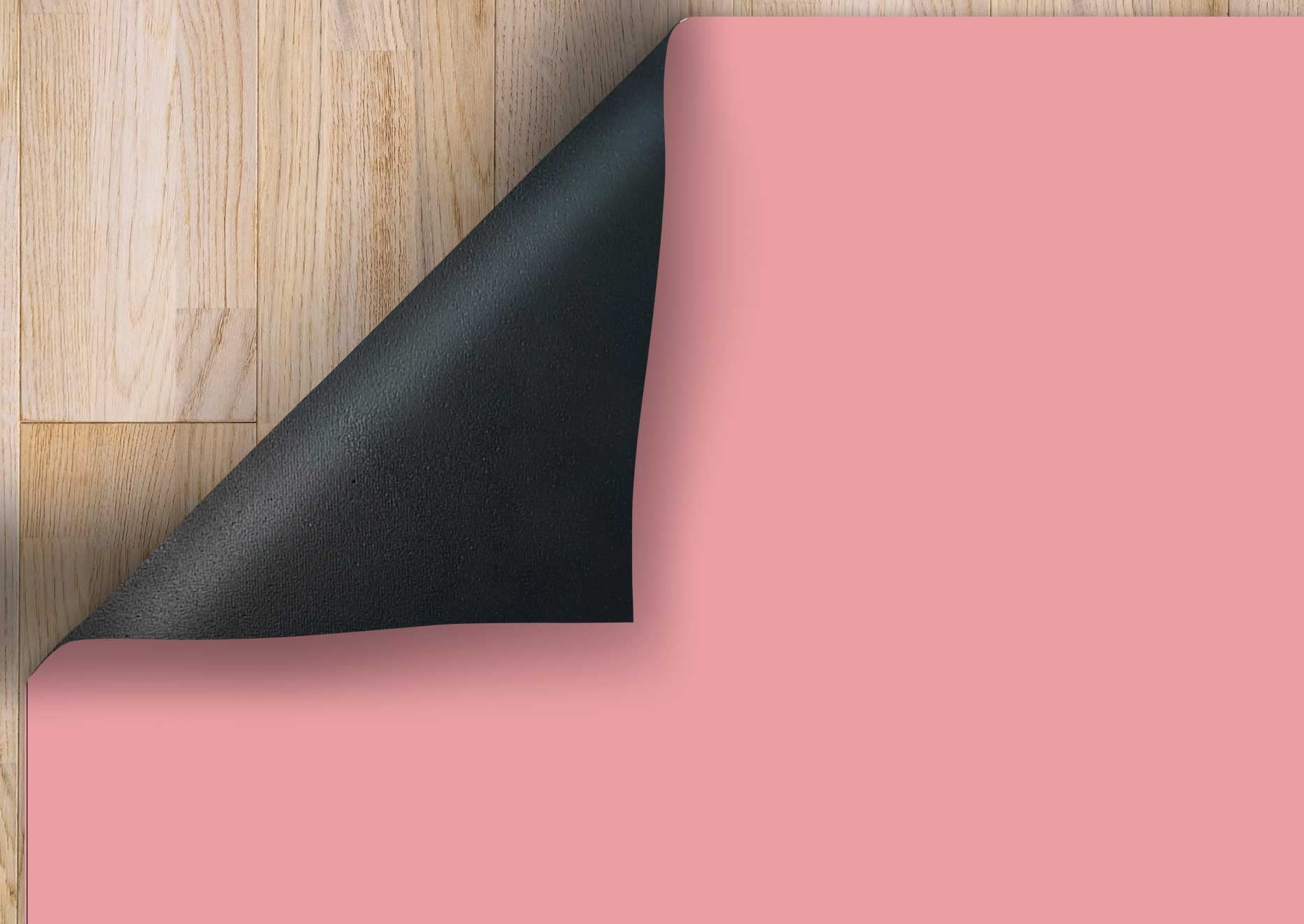 Tapis Vinyle du Sol Cuisine Salon - Différentes Tailles - (Plate Rose 80x120 cm)
