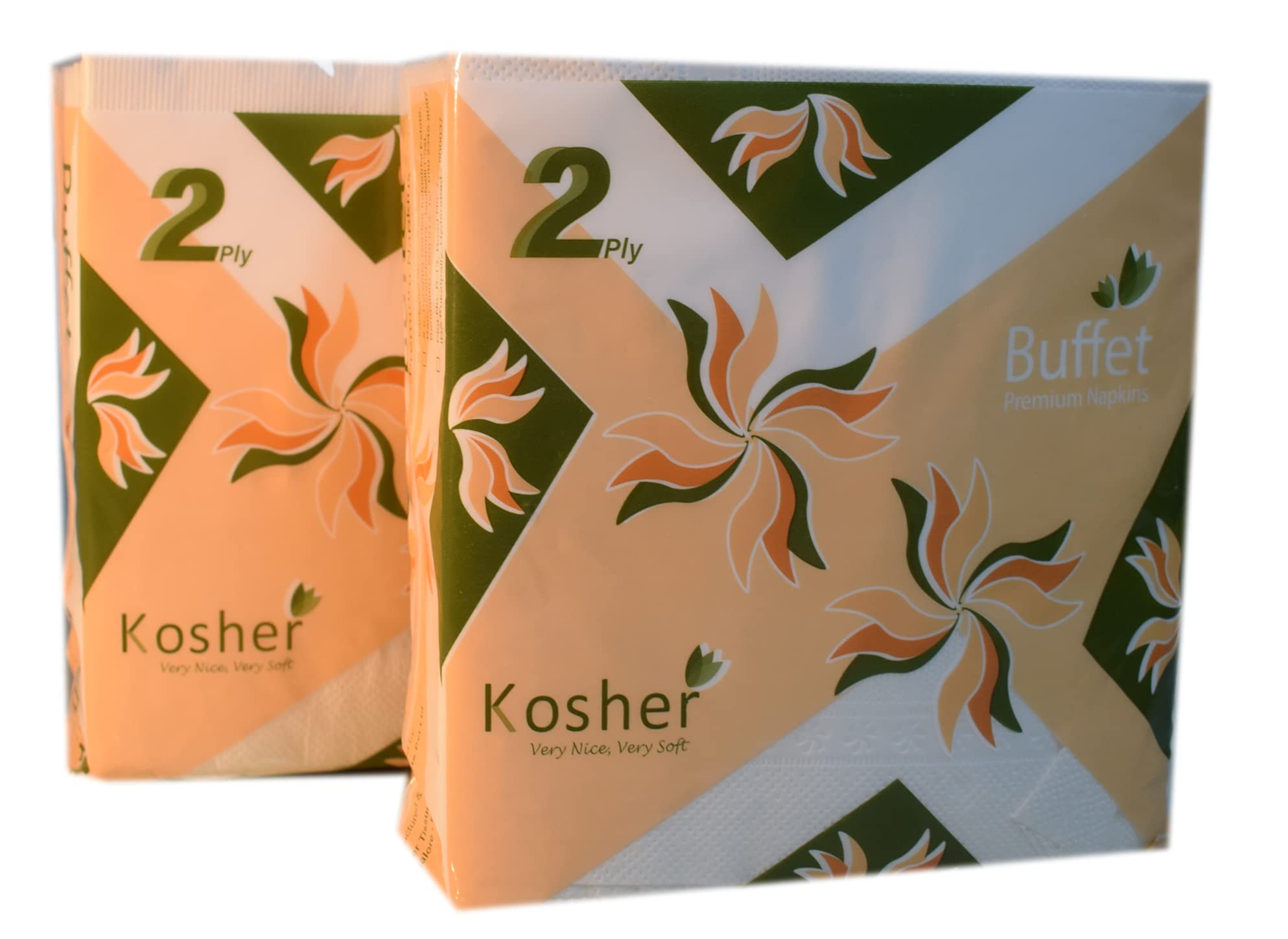 Kosher 2 Ply Dinner Tissue Paper Napkins/Table Napkins (16 x 16) - 50 Napkins Each, Set of 4-image-22