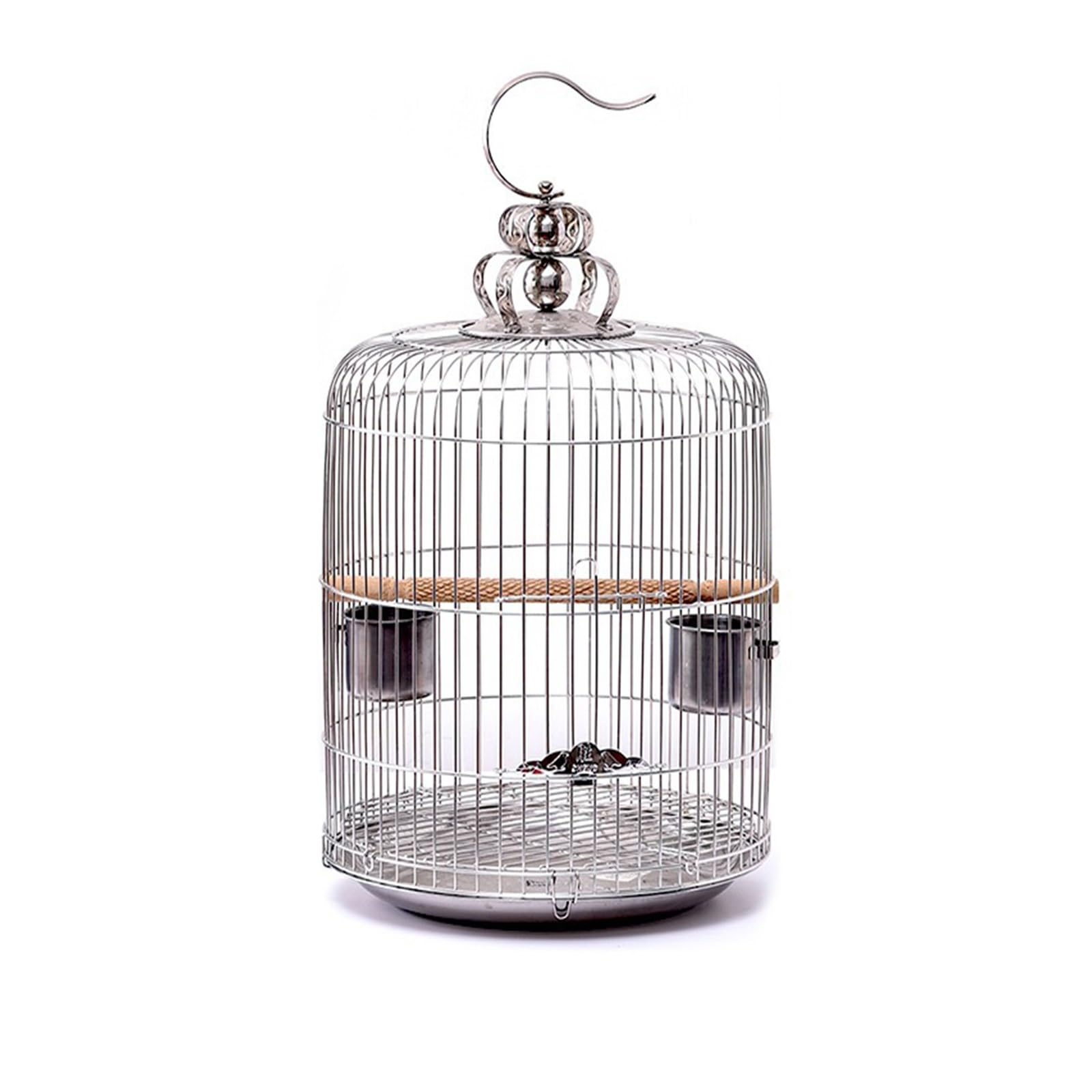 Aimery Bird Cage，Stainless Steel Birdcage，Small Bird cage，Bird Cages for Parrots，Travel Bird Cage，Bird Travel cage (Size : V40G)