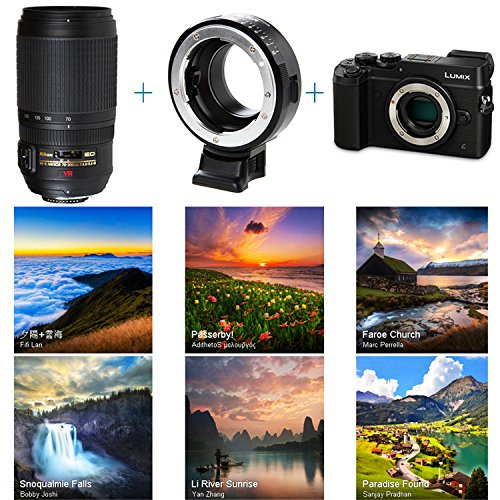 Viltrox NF-m43 Adattatore obiettivo Focus manuale