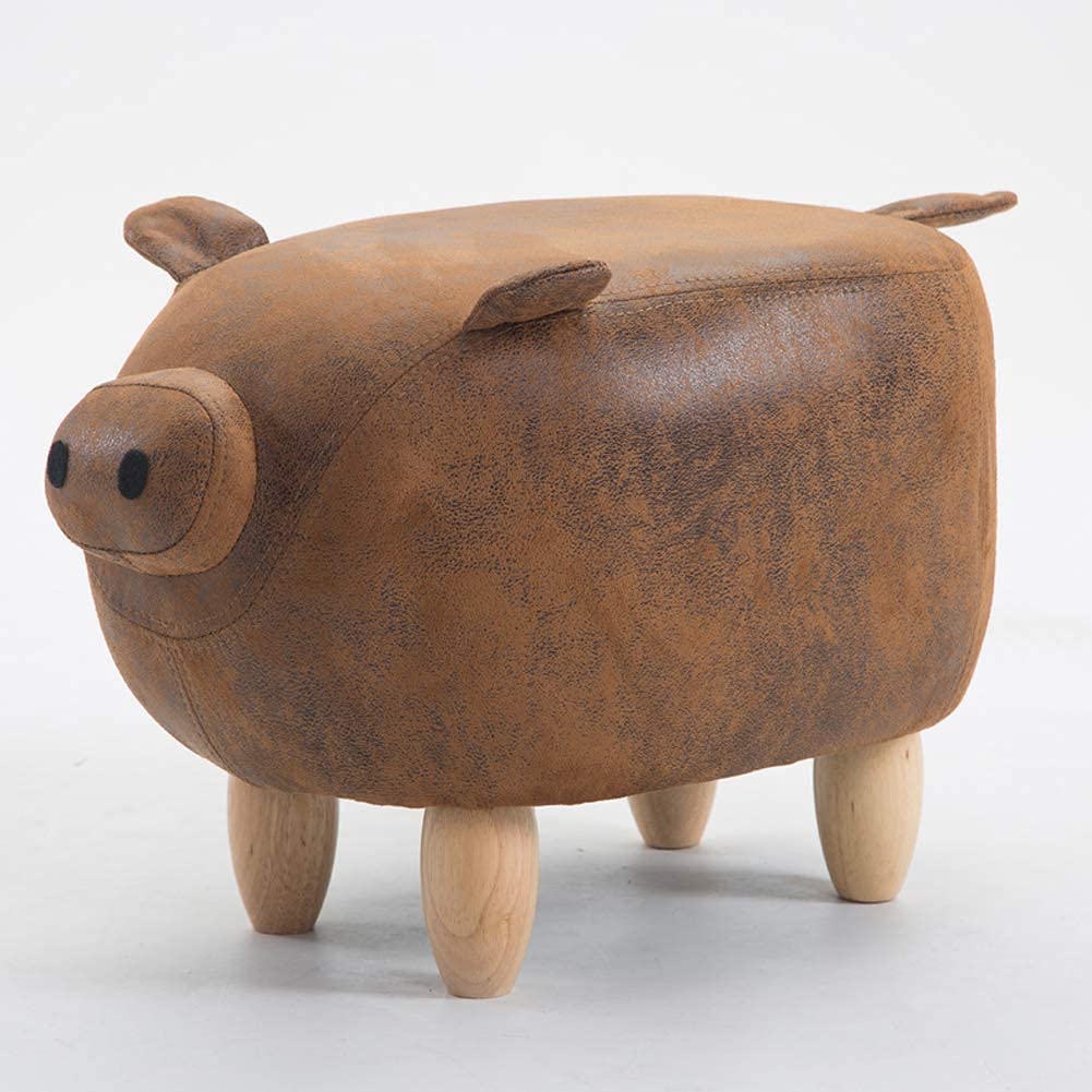 Repose-pieds cochon rembourré pour offrir une assise stable et sûre aux enfants