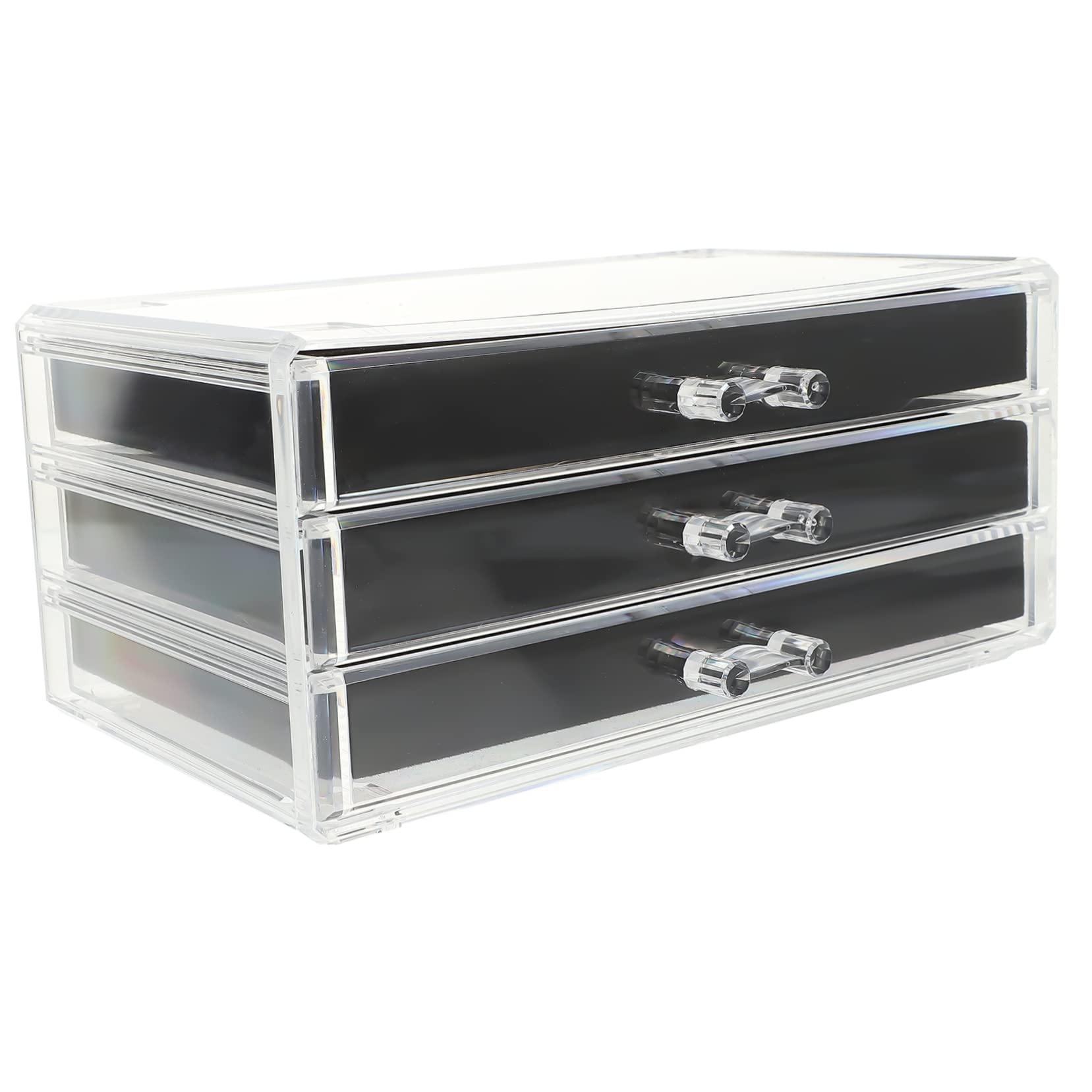 Abaodam Scatola Portaoggetti Per Orecchini Contenitore Per Gioielli Organizer Da Viaggio A 3 Strati Custodia Per Orecchini Custodia Per Collane Organizer Per Trucco