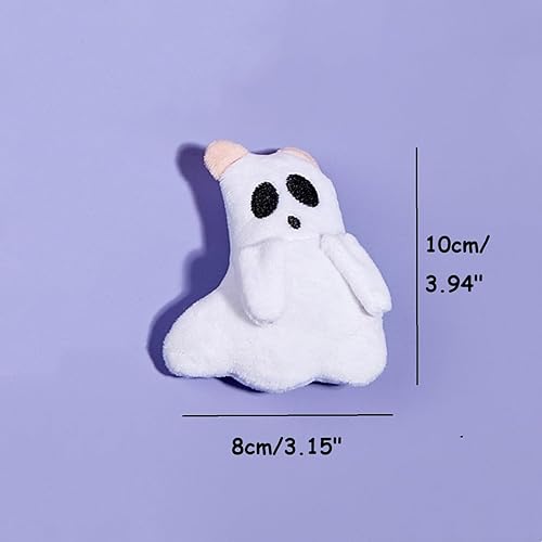 Miniatura 7 de Juguetes de hierba gatera para gatos de interior  Paquete de 4 juguetes de peluche para gatos de Halloween con forma de calabaza, fantasma, cuchillo