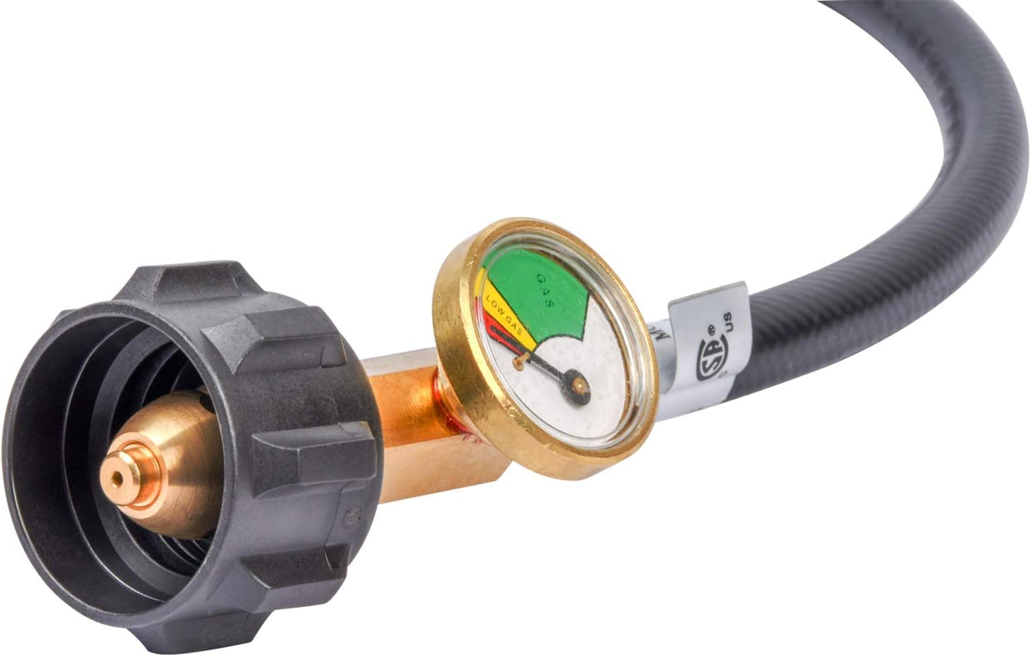 GasSaf 3 FT Propane Adapter Hose with Regulator,1 lb to 20 lb Converter Gas Regulator fit for Blackstone 17”, 22” Tabletop Griddles,Pit Boss 2 Burner Table top Gas Griddles