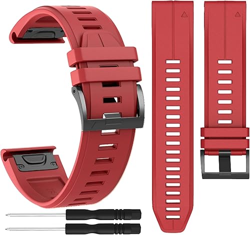 XBHSW Correa de repuesto de silicona Quickfit de 0.866in para Garmin Fenix 5Fenix 5 PlusFenix 6Fenix 6 ProForerunner 935Forerunner 945Approach