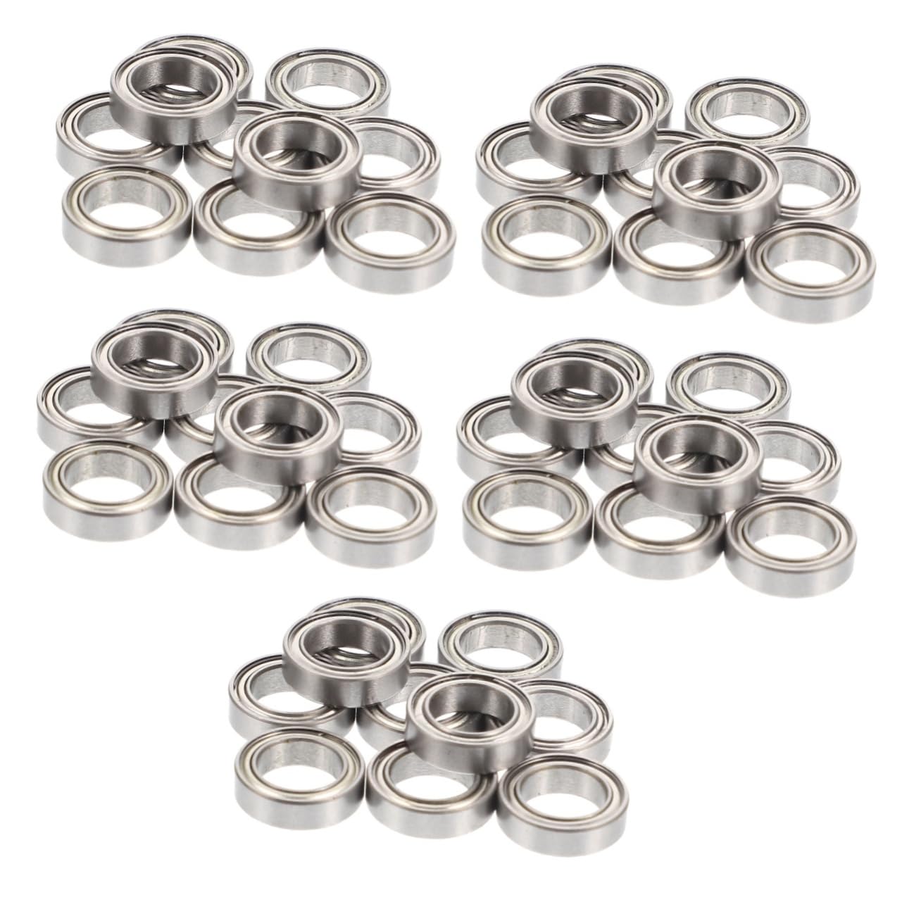 PartyKindom 5sets Car Steel Bearing 144001 for Car Toys Deep Groove Ball Bearings 10pcs*5